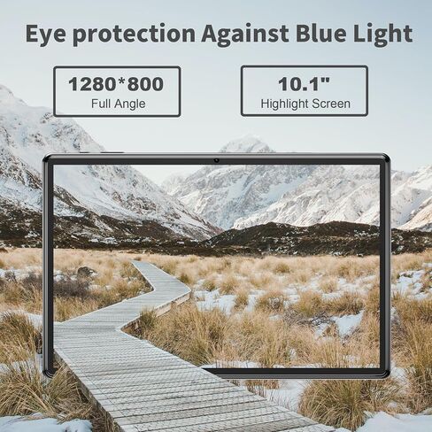 SGIN Tablet, 10 Inch Android 12 Tablets Computer 8GB RAM 128GB ROM with MTK Octa-Core 2.0Ghz Processor, 1280 * 800 HD IPS Srceen, 5MP+8MP Camera, WiFi, Bluetooth, 6000mAh in Kuwait