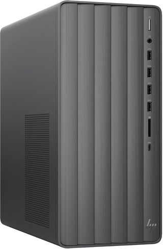 سطح المكتب HP Envy TE01-4000 للمنزل والعمل (Intel i7-13700 16-Core، 64GB RAM، 1TB PCIe SSD + 1TB HDD (2.5)، Intel UHD 770، WiFi، Bluetooth، Nightfall Black، Win 10 Pro) (متجدد) in Kuwait