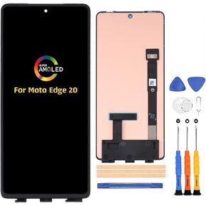 Original Screen Replacement for Motorola Moto Edge 20/Edge 20 Pro/Edge X30/Edge 30 Pro/G52/G82 LCD Display& Touch Screen Digitizer Full Assembly Set with Repair Tool Kits