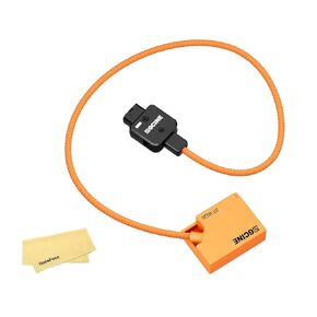 ZGCINE DT-W126 D-Tap to NP-W126 Dummy Battery Cable for Fuji X-T50 X-T30 X-T1 X-Pro1 X-A1 X-E4- Length:60cm
