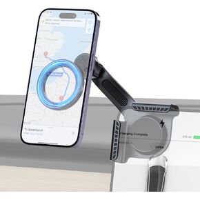 SOOPII Car Phone Holder for Tesla Model 3/Y, MagSafe Compatible Phone Holder Stand for Monitor of Center Console,Screen Phone Mount for iPhone 15 and More Phones with Magnetic Ring