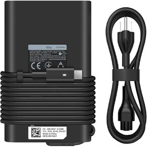 New 65W USB C Type C Laptop Charger for Dell XPS 13 9360 9365 Latitude 7280 7290 5420 5290 5480 5491 5495 5520 5530 5580 5590 5591 Chromebook 3100 5190 AC Power Adapter Supply Cord