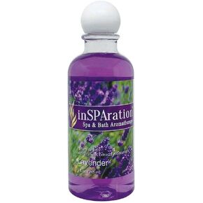 inSPAration Spa and Bath Aromatherapy 123X Spa Liquid, 9-Ounce, Polynesian Paradise, Red