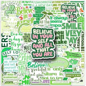 50 Pcs Purple Motivational English Phrases Stickers for Kids Teens Boys Girls Gxizlba Inspirational Encourage Personalized Stickers Water Bottle Book Skateboard Wall Decor DIY Decals