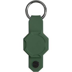 Key Holder for AirTag, Compact Silicone Key Organizer and Case for Apple Air Tag, Pink