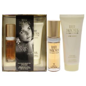 White Diamonds by Elizabeth Taylor for Women - 3 pc Gift Set 3.3oz EDT Spray, 3.3oz body lotion, 3.3oz body wash