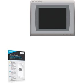 واقي شاشة BoxWave متوافق مع أداء Allen Bradley PanelView Plus 7 مقاس 15 بوصة - ClearTouch Crystal (عبوتان)، غلاف فيلم عالي الدقة - يحمي من الخدوش