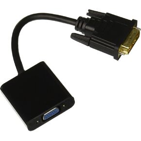 DVIDS2VGAA 8" DVI-D to VGA Adapter Cable 7.9" Black