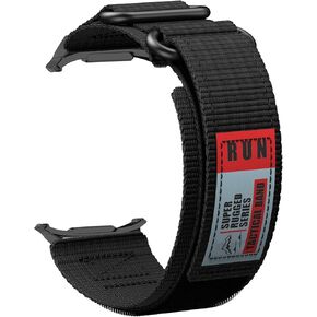 Compatible with Samsung Galaxy Watch 7 Ultra 47mm Band (2024), Adjustable Sport Nylon Strap Wristbands for Samsung Galaxy Watch Ultra Bands Men Women