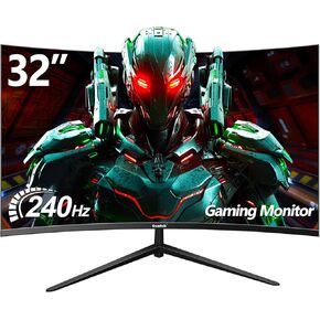 شاشة ألعاب منحنية فائقة الاتساع 34 بوصة، شاشة كمبيوتر 1500R 165 هرتز UWQHD 3440x1440، شاشة كمبيوتر منحنية مع FreeSync، قاعدة قابلة للتعديل متعددة الاتجاهات