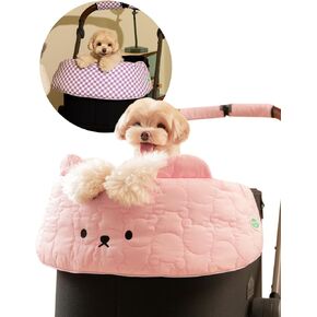 Stroller Cover for Pets, Stroller not Included, Comforter, BerryMore Edition, Harryspet, Stroller Guard, Pet Stroller Front Section Guard, Cover only (Ivory Mint) in Kuwait