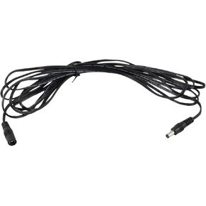 JacobsParts DC Power Extension Cable 50 Feet 5.5mm x 2.1mm Male Female Cord, 20AWG