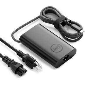 شاحن USB C بقدرة 90 وات لأجهزة الكمبيوتر المحمول Dell Latitude/Precision/XPS، ومحول تيار متردد لشاحن الكمبيوتر المحمول USB c من Dell بقدرة 90 واط لأجهزة Dell Latitude 3400,3500,5289، XPS 13 12,5300 2in1,7400 2in1,7300, 7390 2in1, 7200 2in1