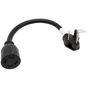 Parkworld 60431 AC Adapter Cord Dryer 10-30P to Generator L14-30R 30A, 250V, 18 inch