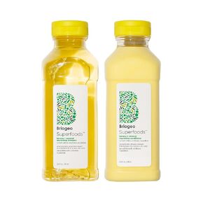 Briogeo Superfoods Banana Coconut Nourishing Shampoo and Conditioner Duo | Replenish Dull, Dry Hair and Supports Healthy Hair and Scalp | Vegan, Phalate & Paraben-Free