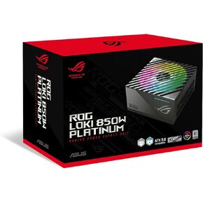 ASUS ROG Thor 850W Platinum II (Fully Modular Power Supply, 80+ Platinum, Lambda A++ Certified, ROG heatsinks, 135mm PWM Fan, 0dB Mode, OLED Panel, Sleeved Cables, Aura Sync, 10 Year Warranty)