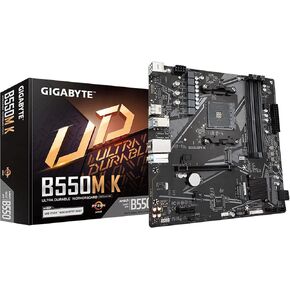 GIGABYTE B550M DS3H AC (AM4 AMD/B550/Micro ATX/Dual M.2/SATA 6Gb/s/USB 3.2 Gen 1/PCIe 4.0/HMDI/DVI/DDR4/Motherboard)