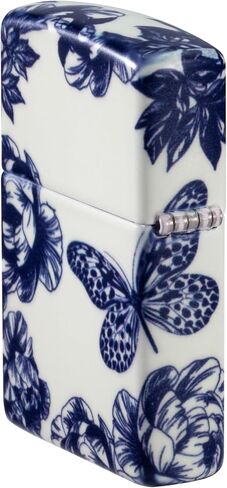 Zippo Lighter: Skull and Flowers, Glow-in-The-Dark - 540 Color 46037 in Saudi Arabia