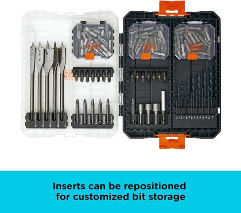 BLACK+DECKER BLACK + DECKER Drill Bit Set, 14-Piece (BDABO14SET) in Saudi Arabia
