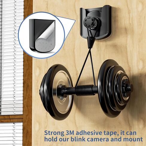 No Drill Blink Mini Mount, Compatible with Blink Mini / Blink Mini 2 / Blink Outdoor 4, Strong Adhesive Blink Camera Mount, No Screws Mount for Blink Indoor Outdoor Camera (Camera Not Included)-3Pack in Kuwait