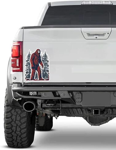 American Bigfoot Sasquatch Patriotic Sticker For Guitar, Skateboard, Water Bottles, Laptop, Waterproof Vinyl Decal Sticker 5 inch (Design 5) in Kuwait