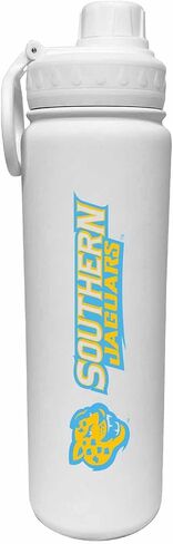 Campus Colors NCAA Stainless Steel Water Bottle - Twist on Cap - 24 oz - Carry Clip - Keeps Your Drinks Hot or Cold for Hours (Wisconsin Badgers - Red) in Saudi Arabia