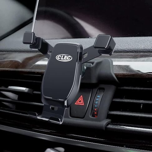 حامل هاتف السيارة، مناسب لسيارة BMW X5 2019-2023، جاذبية قابلة للتعديل لحامل الهاتف المصنوع من سبيكة فتحة التهوية متوافق مع الهواتف الذكية مقاس 4-7 بوصات، أسود in Kuwait