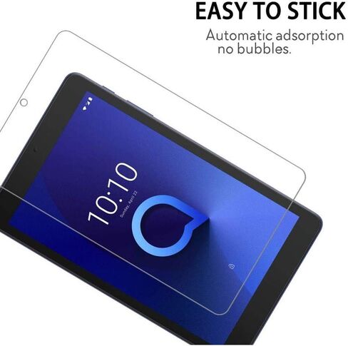 [عبوتان] واقي شاشة لجهاز Alcatel Joy Tab/Joy Tab 2/Joy Tab Kids وAlcatel 3T 8 بوصة، شاشة عالية الدقة خالية من الفقاعات سهلة التركيب من الزجاج المقسى لجهاز Alcatel Joy Tab 2 in Saudi Arabia