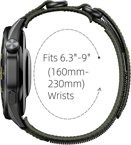Compatible with Samsung Galaxy Watch 7 Ultra 47mm Band (2024), Adjustable Sport Nylon Strap Wristbands for Samsung Galaxy Watch Ultra Bands Men Women in Saudi Arabia