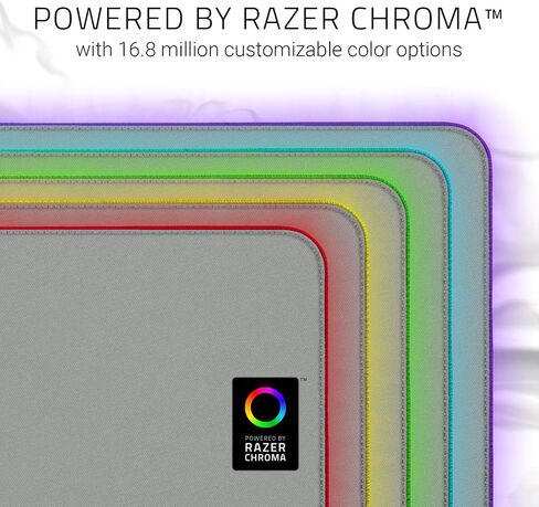 Razer Goliathus Extended Chroma: سطح قماشي ذو ملمس دقيق - مثالي لجميع الإعدادات وأجهزة الاستشعار الحساسة - مدعوم من Razer Chroma - حصيرة ماوس ألعاب ناعمة ممتدة in Kuwait