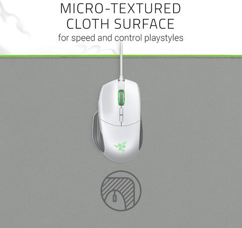 Razer Goliathus Extended Chroma: سطح قماشي ذو ملمس دقيق - مثالي لجميع الإعدادات وأجهزة الاستشعار الحساسة - مدعوم من Razer Chroma - حصيرة ماوس ألعاب ناعمة ممتدة in Kuwait