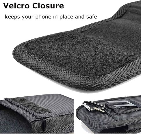 حافظة هاتف قابلة للطي لهاتف HMD Vibe Holster، حافظة HMD Vibe، غطاء حافظة حزام مزود بمشبك لحمل الحقيبة لهاتف HMD Vibe TA-1590 مع حافظة رفيعة - فتحة بطاقة مدمجة in Kuwait