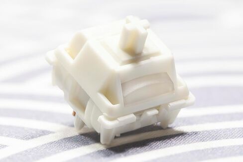 KPREPUBLIC Gateron Smoothie Switch Linear Milkshake Switch MX Stem للوحة المفاتيح الميكانيكية للألعاب مشحمة مسبقًا 40 جرام مرحلتين زنبركية كاملة POM (G Smoothie Switch x110) in Saudi Arabia