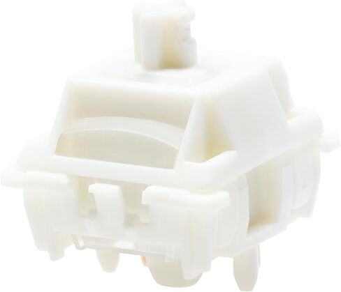 KPREPUBLIC Gateron Smoothie Switch Linear Milkshake Switch MX Stem للوحة المفاتيح الميكانيكية للألعاب مشحمة مسبقًا 40 جرام مرحلتين زنبركية كاملة POM (G Smoothie Switch x110) in Saudi Arabia