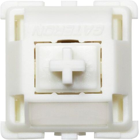 KPREPUBLIC Gateron Smoothie Switch Linear Milkshake Switch MX Stem للوحة المفاتيح الميكانيكية للألعاب مشحمة مسبقًا 40 جرام مرحلتين زنبركية كاملة POM (G Smoothie Switch x110) in Saudi Arabia