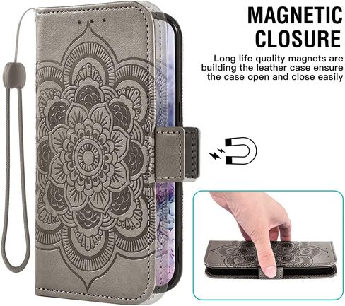 Compatible with iPhone 13 Mini 5.4 inch Wallet Case and Tempered Glass Screen Protector Flip Cover Card Holder Cell Phone Cases for iPhone13mini i-Phone 13minicase i iPhone13 13mini Women Rose Gold in Saudi Arabia