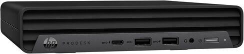 كمبيوتر HP ProDesk 400 G6 Mini Desktop PC، Core i5 الجيل العاشر i5-10500T سداسي النواة (6 كور)، 16 جيجا رام 1 تيرابايت SSD، واي فاي، بلوتوث، ويندوز 11 (متجدد) in Saudi Arabia