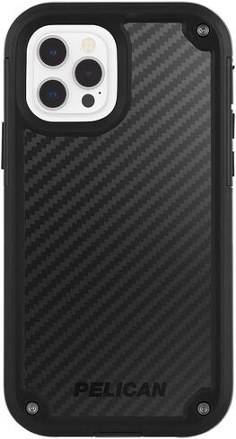 Pelican - SHIELD Series - Kevlar Case for iPhone 12 Pro Max (5G) - 21 ft Drop Protection - 6.7 Inch - Black in Saudi Arabia