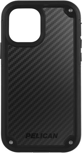 Pelican - SHIELD Series - Kevlar Case for iPhone 12 Pro Max (5G) - 21 ft Drop Protection - 6.7 Inch - Black in Saudi Arabia