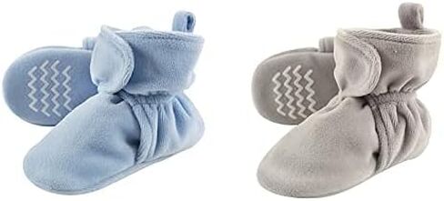 Hudson Baby Cozy Velour Booties, 2-Pack in Saudi Arabia