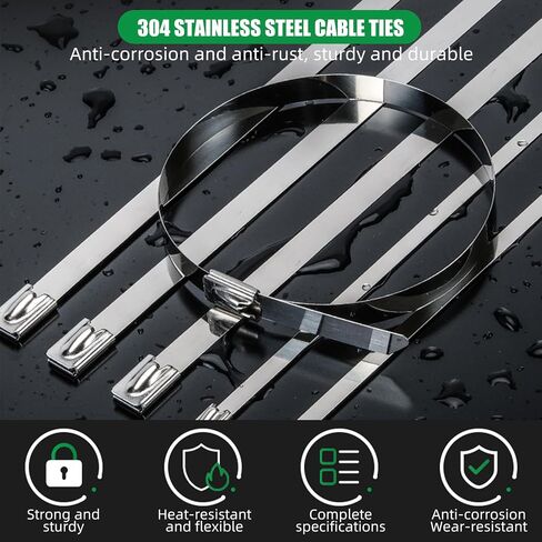 Stainless Steel Cable tie… (300MM) in Saudi Arabia