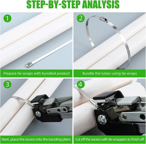 Stainless Steel Cable tie… (300MM) in Saudi Arabia