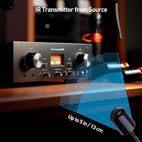 Cable Matters Infrared Remote Extender Cable, IR Repeater Kit, 6ft | USB IR Remote Blaster Cord, up to 15ft Signal Range, Not Compatible with RF Signals in Kuwait