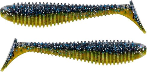 Paddle Swimmer 3.8'' Soft Bait for Freshwater Fishing | Easy Catching Soft Plastic Lures for Bass and More (6 Pack) in Saudi Arabia