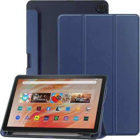 Case for All-New Amazon Fire Max 11 Tablet (13th Gen, 2023 Release) 11" with Built-in Pencil Holder - Ultra Slim Smart Cover with Auto Wake/Sleep,Purple in Saudi Arabia