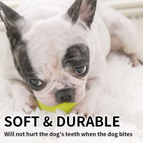 ptlsy Dog Ruber Balls 16 Pack Pet Mini Tennis Ball for Small Medium Dogs Fetching (2 inch) in Kuwait