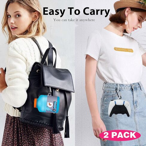 2 حزمة Mulafnxal لـ Airpod 1/2 حافظة لطيفة كرتونية ثلاثية الأبعاد فريدة من نوعها غطاء سيليكون مضحك أزياء ممتعة شخصية رائعة تصميم أنيق حافظات الهواء للنساء والفتيات والأولاد في سن المراهقة لـ Airpods 1/2 أبيض مفيد ومشروب أزرق in Kuwait