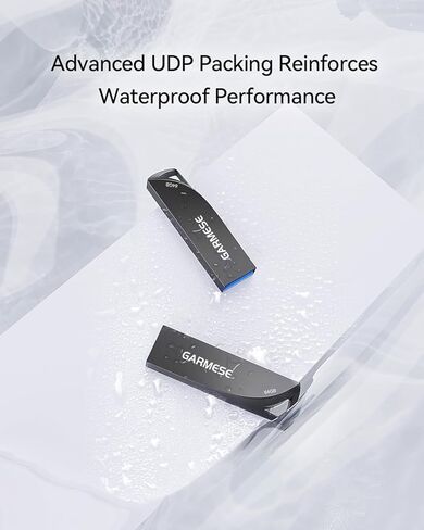 محرك أقراص فلاش USB 3.0 سعة 64 جيجابايت، عصا ذاكرة USB معدنية مقاومة للماء، محرك أقراص رفيع بالإبهام، محرك أقراص محمول مع فتحة سلسلة مفاتيح، محرك قفز أنيق لسيارة الكمبيوتر - رمادي in Kuwait