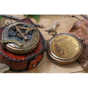 Eagle Compass Gift Compass with Leather Case, Eagle, Scaut of America, Graduation, Eagle Ceremony
