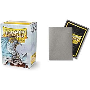 Dragon Shield Matte Silver Standard Size 100 ct Card Sleeves Individual Pack